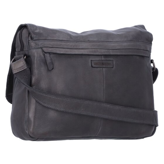 Greenburry GBVT Messenger Leder 38 cm Laptopfach