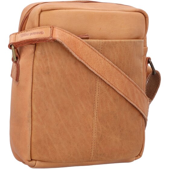 Greenland Nature GreenLand NATURE Umhängetasche Leder 22 cm