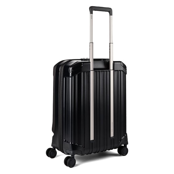 Piquadro PQ-Light 4 Rollen Kabinentrolley S 56 cm Laptopfach mit Dehnfalte