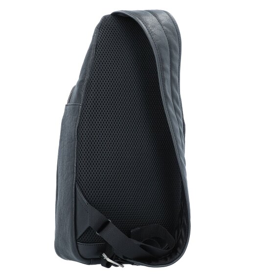 Piquadro Black Square Umhängetasche Leder 20 cm
