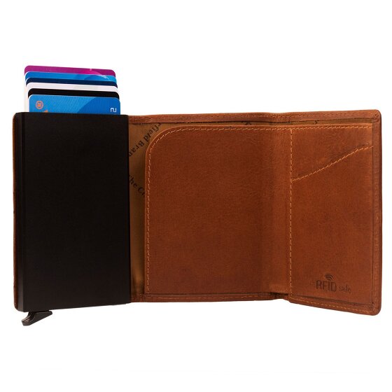 The Chesterfield Brand Wax Pull Up Kreditkartenetui RFID Schutz Leder 7 cm