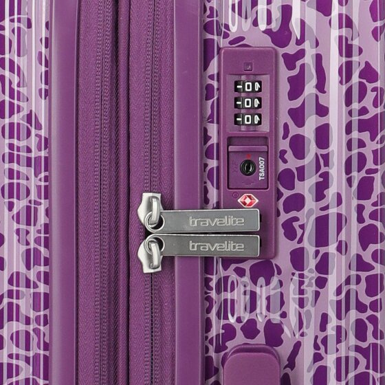 Travelite Lascana Edition 4 Rollen Trolley M 65 cm mit Dehnfalte