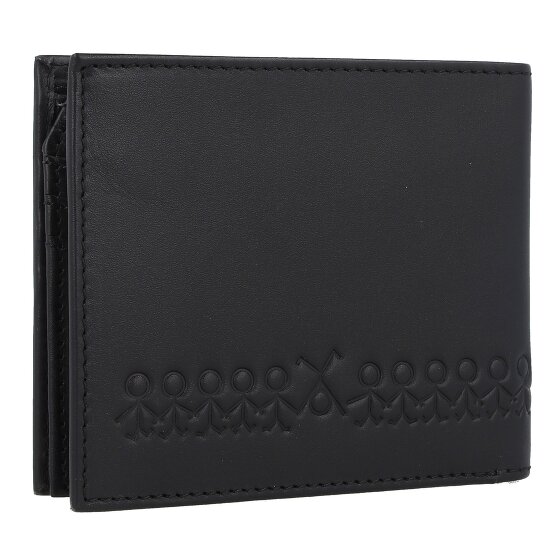 oxmox Leather Geldbörse RFID Schutz Leder 12 cm