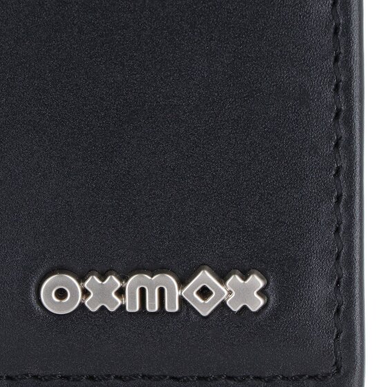 oxmox Leather Geldbörse RFID Schutz Leder 12 cm