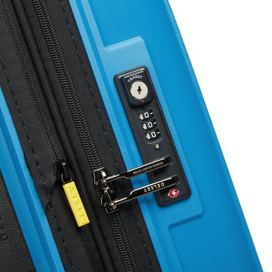 Delsey Paris Lutece Se 4 Rollen Kabinentrolley 55 cm mit Dehnfalte