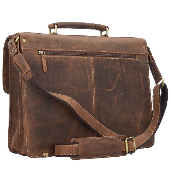 Greenburry Vintage Aktentasche Leder 40 cm