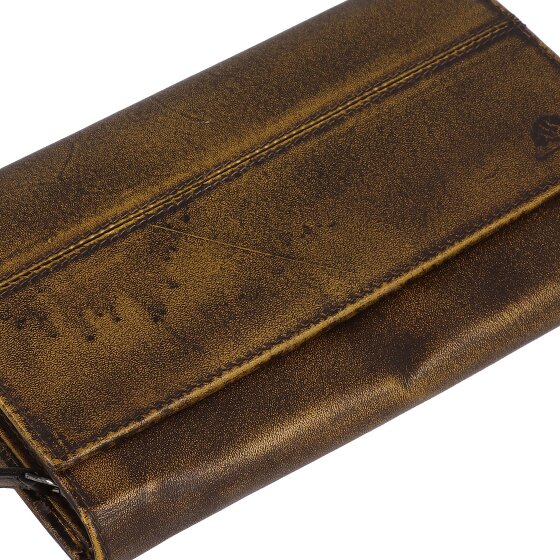 Greenburry Destressed Geldbörse RFID Schutz Leder 18.5 cm