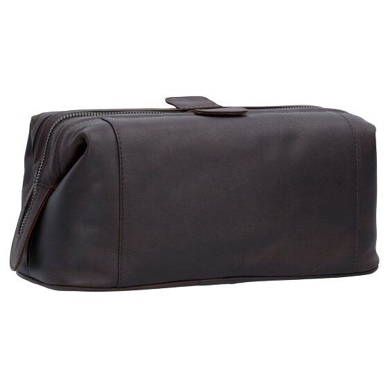 The Chesterfield Brand Wax Pull Up Kulturbeutel Leder 29 cm