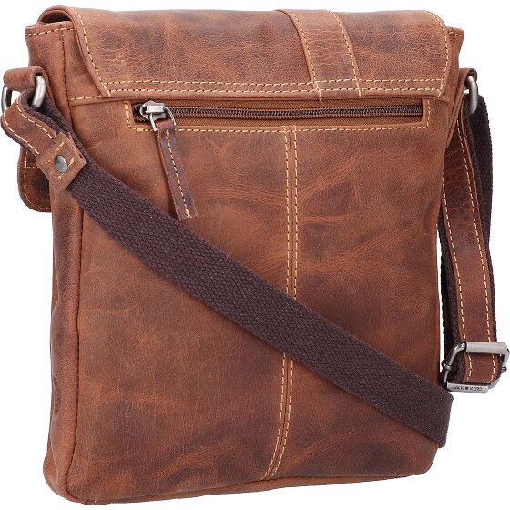 Greenburry Vintage Umhängetasche Leder 22 cm