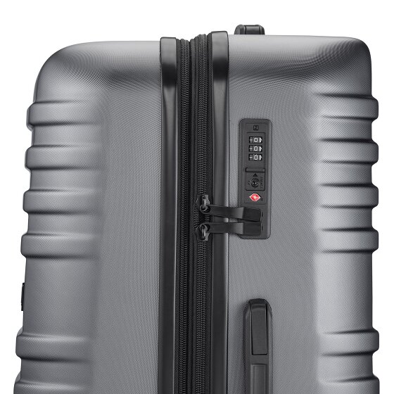 Pack Easy Mena 4 Rollen Trolley 75 cm mit Dehnfalte