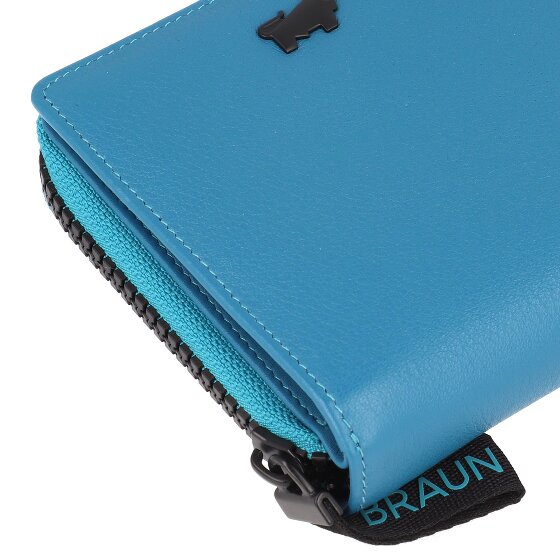 Braun Büffel Capri Geldbörse RFID Schutz Leder 11 cm