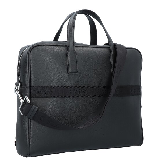 Boss Zair Aktentasche Leder 40 cm Laptopfach Boss Zair Aktentasche Leder 40 cm Laptopfach