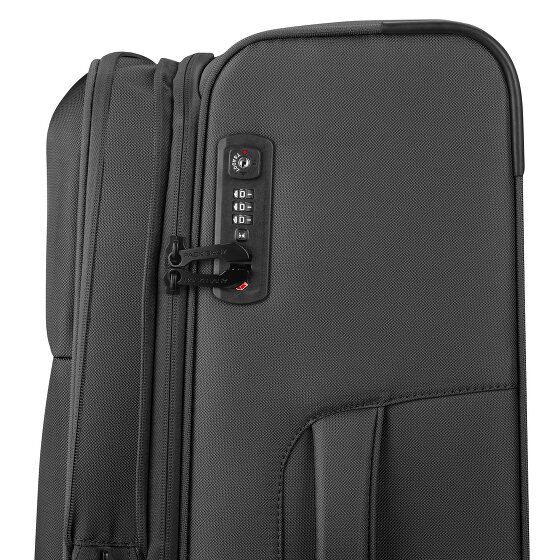 Pack Easy GoUp 4 Rollen Trolley M 65 cm mit Dehnfalte