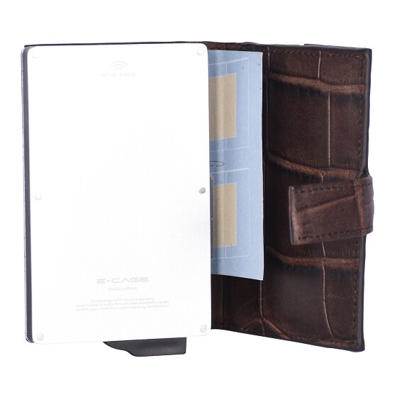 Joop! Fano C-Three Kreditkartenetui RFID Schutz Leder 7 cm Joop! Fano C-Three Kreditkartenetui RFID Schutz Leder 7 cm