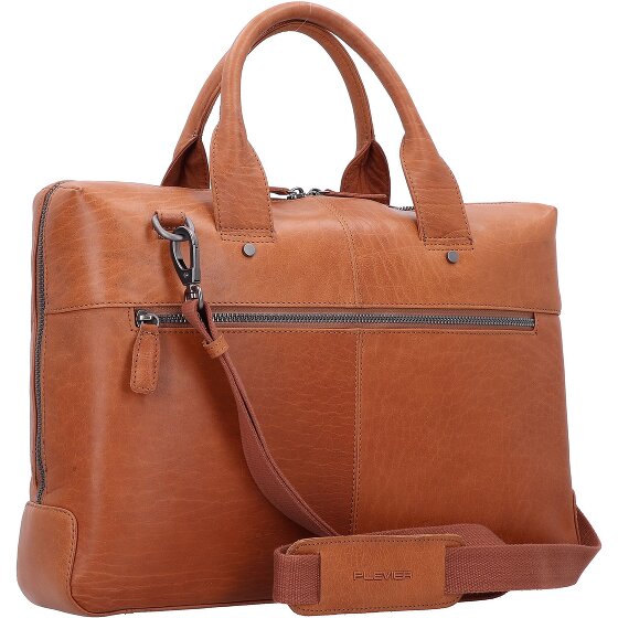 Plevier Rock Basalt Aktentasche Leder 41 cm Laptopfach