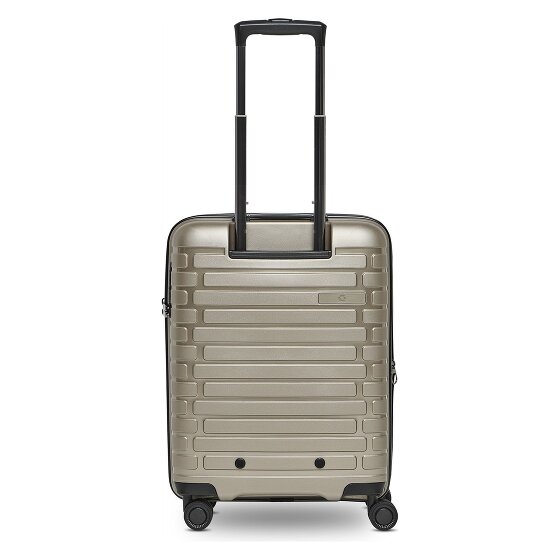 Pactastic Collection 04 THE CABIN + 4 Rollen Kabinentrolley S 55 cm mit Dehnfalte