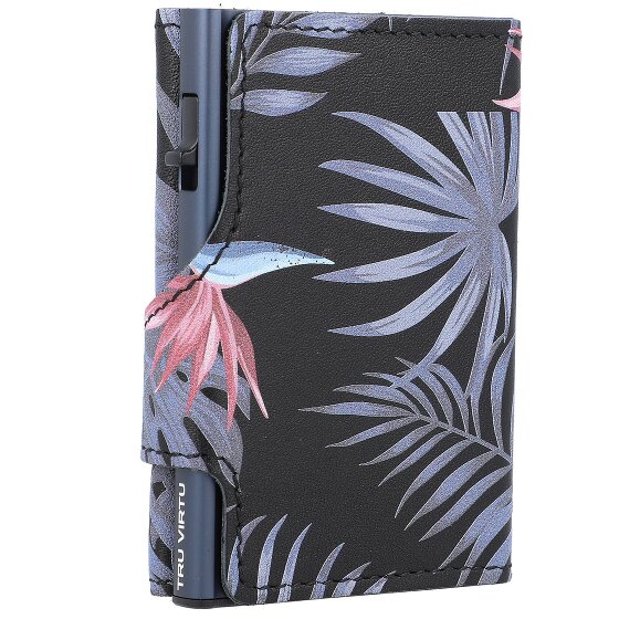 Tru Virtu Click & Slide Kreditkartenetui RFID Leder 6,5 cm