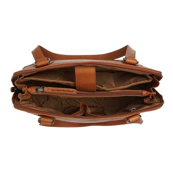 The Chesterfield Brand Belgrado Schultertasche Leder 32 cm Laptopfach