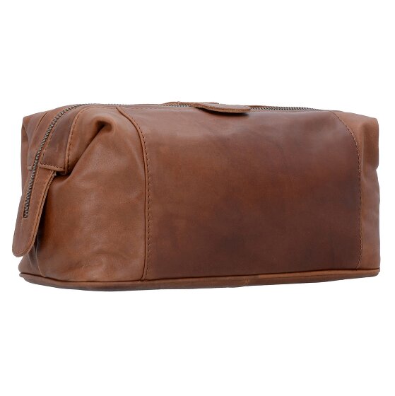 The Chesterfield Brand Wax Pull Up Kulturbeutel Leder 29 cm