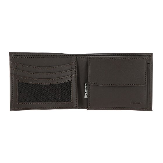 oxmox Leather Geldbörse RFID Schutz Leder 10 cm