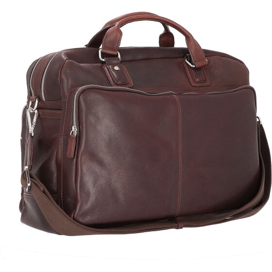 bugatti Woven Aktentasche Leder 48 cm