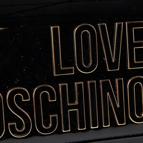 Love Moschino Enameled Logo Schultertasche 25 cm