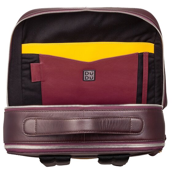 DuDu Rucksack Leder 40,5 cm Laptopfach