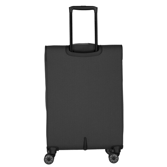 Travelite Viia 4 Rollen Kofferset 4-teilig mit Dehnfalte