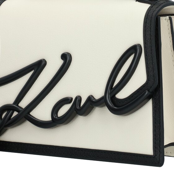 Karl Lagerfeld Karl Lagerfeld Essentials Handtasche Leder 21 cm