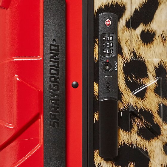 Sprayground Split Cheetah 4 Rollen Kabinentrolley 55 cm