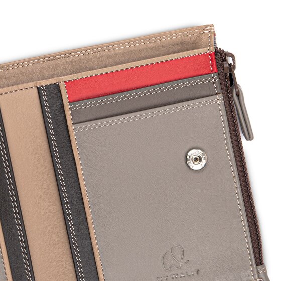 Mywalit Geldbörse RFID Schutz Leder 9 cm