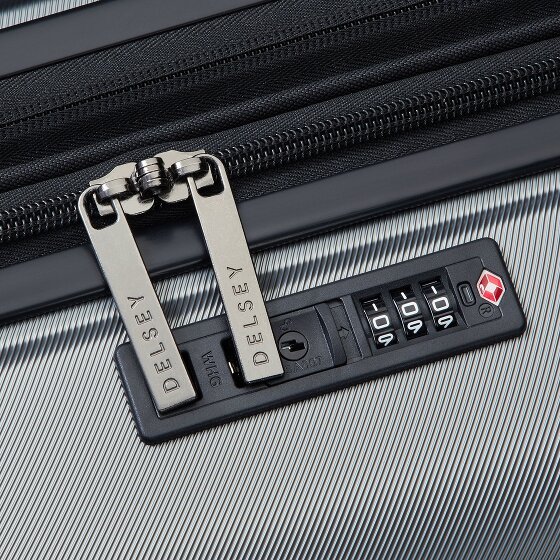 Delsey Paris Meteor 4 Rollen Trolley 68 cm mit Dehnfalte