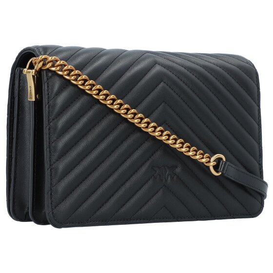 PINKO Love Click Umhängetasche Leder 25 cm