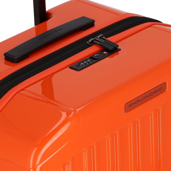 Piquadro PQ-Light 4 Rollen Trolley M 69 cm mit Dehnfalte