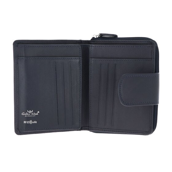 Golden Head Polo Geldbörse RFID Leder 12,5 cm