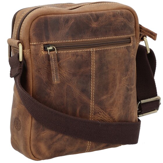 Greenburry Vintage Umhängetasche Leder 20 cm