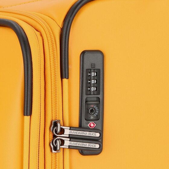 Mandarina Duck Eco Coated 4 Rollen Trolley XL 83 cm mit Dehnfalte