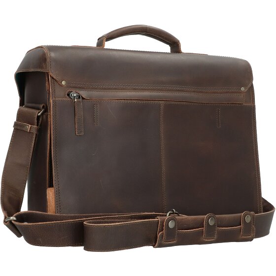 aunts & uncles Hunter Finn Aktentasche Leder 40 cm Laptopfach