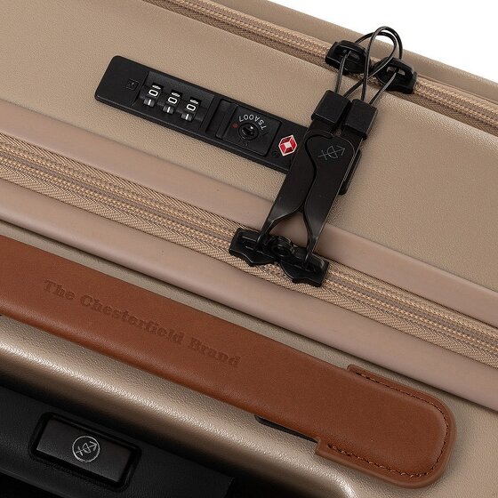 The Chesterfield Brand Zuna 4 Rollen Kabinentrolley S 55 cm Laptopfach