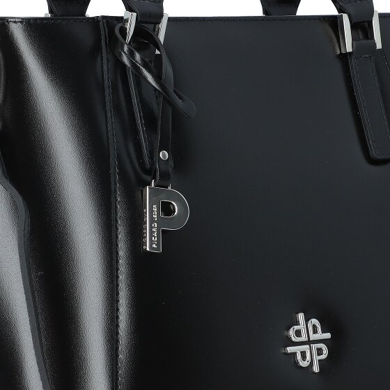 Picard Black Tie Black Tie Handtasche Leder 29 cm