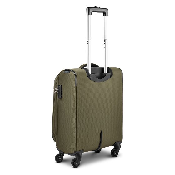 Wenger Beaumont 4 Rollen Kabinentrolley S 54 cm mit Dehnfalte