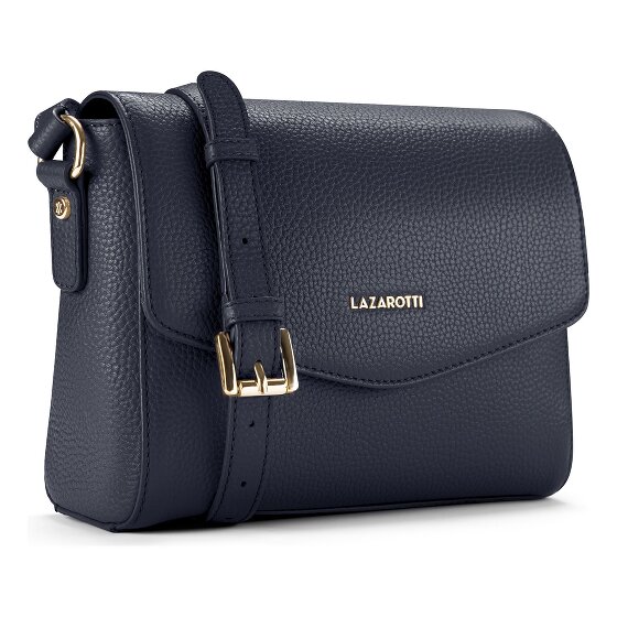 Lazarotti Bologna Leather Crossbody Umhängetasche Leder 22 cm