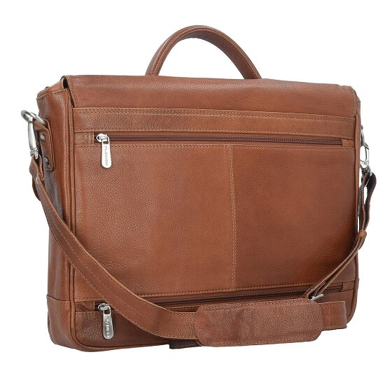 Plevier 400er Serie Aktentasche Leder 40 cm Laptopfach