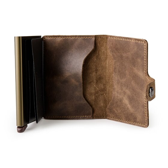 Secrid Miniwallet Vintage Kreditkartenetui Geldbörse RFID Leder 6,5 cm