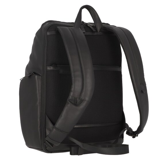 Piquadro Finn Business-Rucksack Leder 43 cm Laptopfach