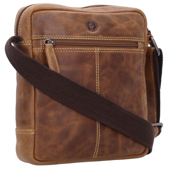 Greenburry Vintage Cafe-Racer Umhängetasche Leder 23 cm
