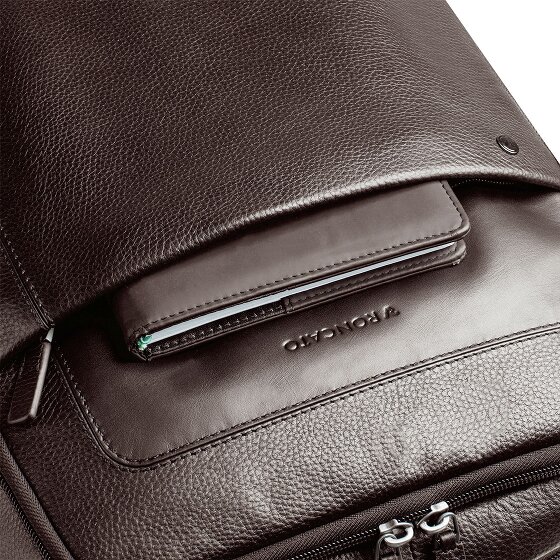 Roncato Alaska Business-Rucksack RFID Schutz Leder 42 cm Laptopfach