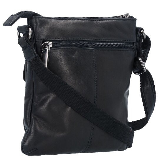 Greenland Nature Black Nappa Umhängetasche Leder 21 cm