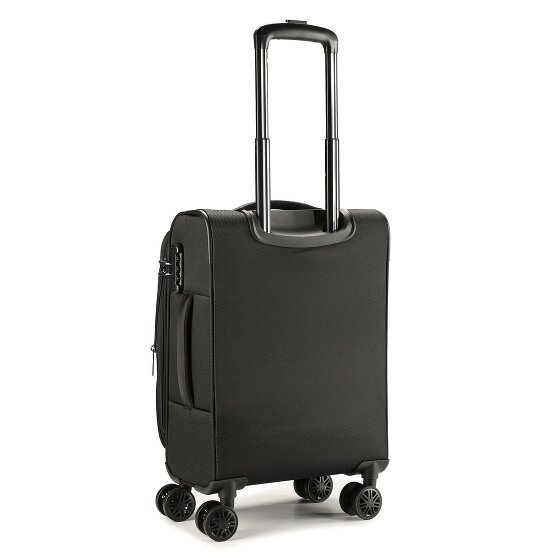 bugatti Valencia Soft 4 Rollen Kabinentrolley S 55 cm mit Dehnfalte