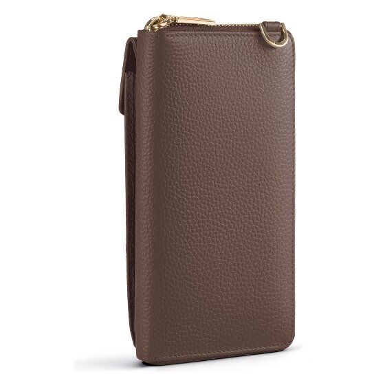 Lazarotti Bologna Leather Zip-Around Geldbörse Handytasche Leder 19 cm